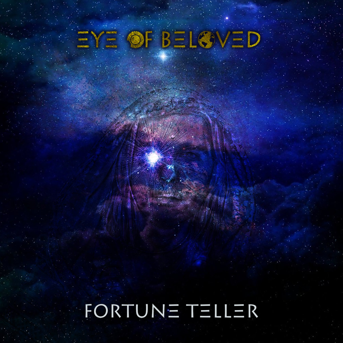 Eye of Beloved Fortune Teller cosmic portrait artwork
